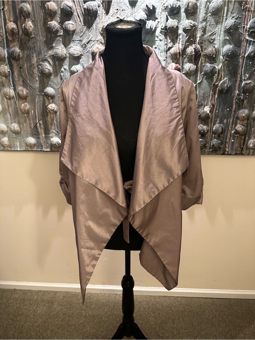 ⭐️ Sunny Girl Small Satin finish Jacket in Taupe